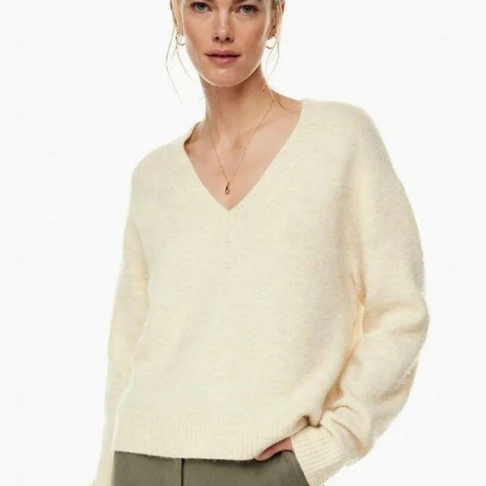 Aritzia | Wilfred Free Krause Sweater Ecru Ladies Medium